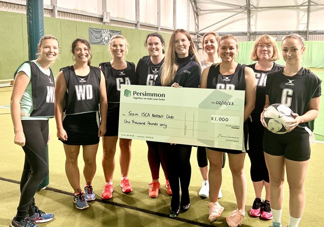 Netball Exeter Exeter netball team shoot and score in funding bid