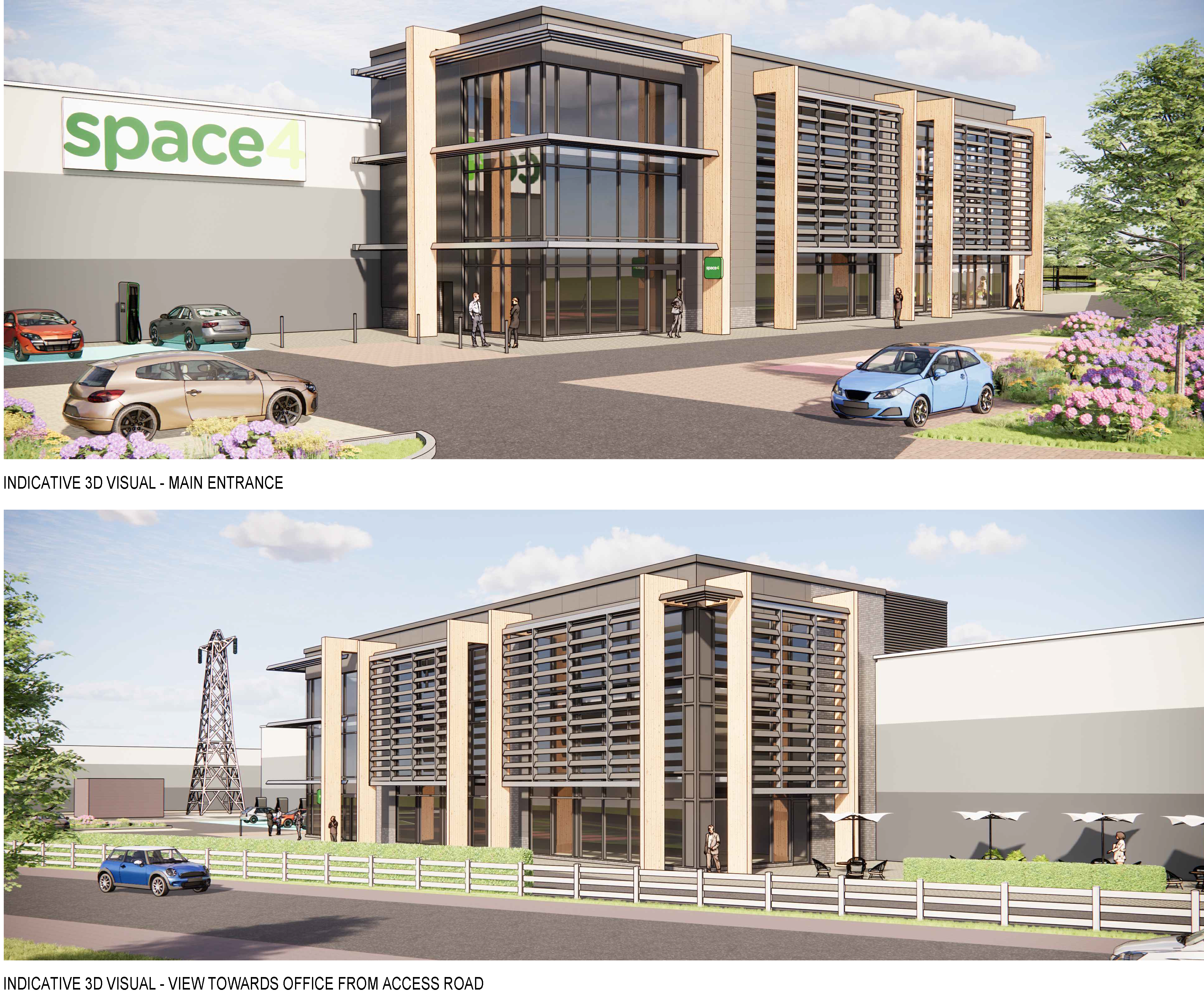 10537 PL034 Proposed S4A Office Indicative Visualisations