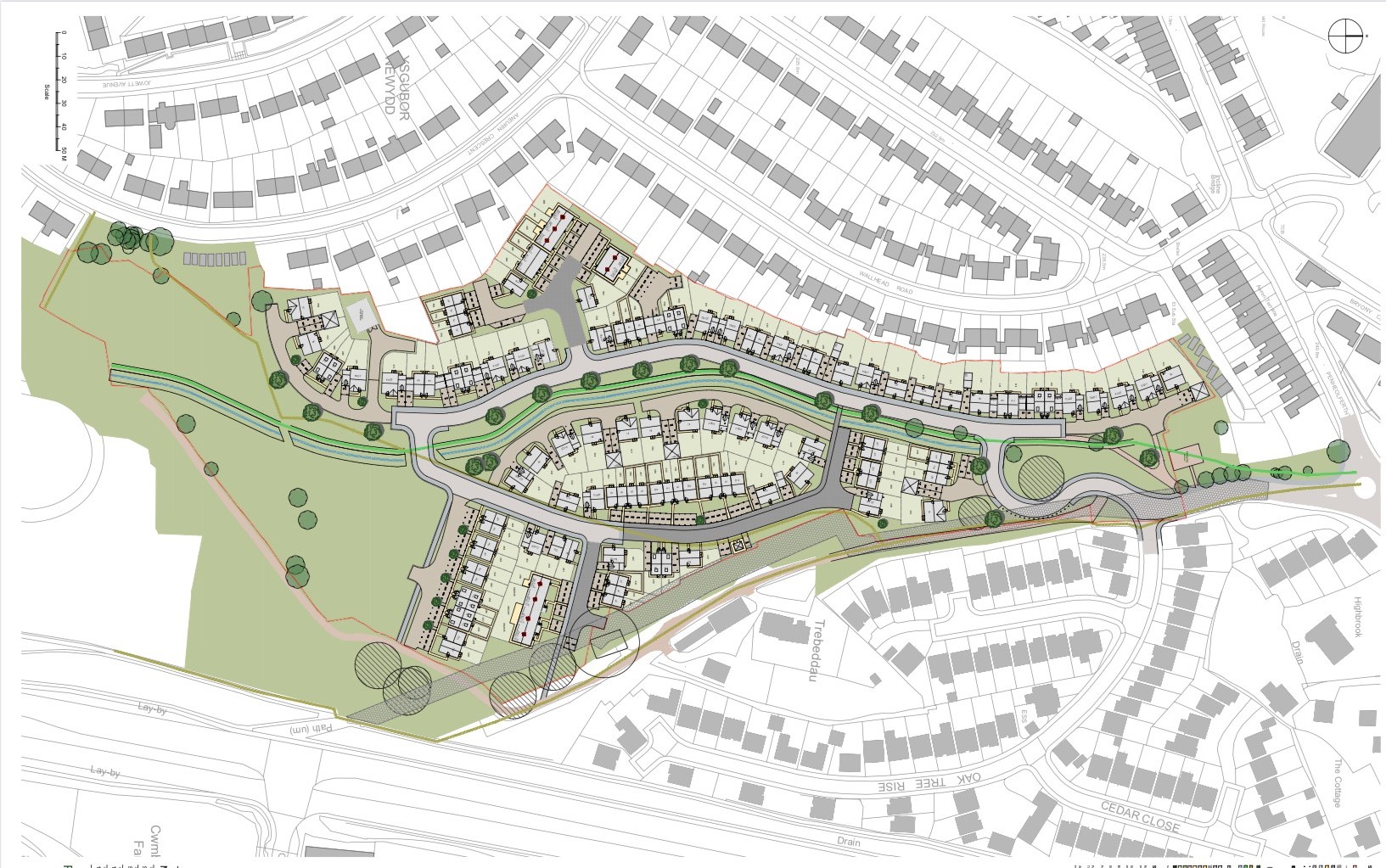 Twynyrodyn Site Layout