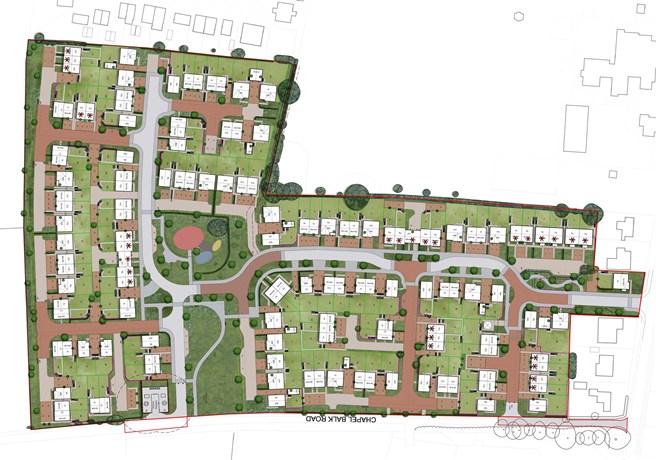 Hemingbrough Map Plans submitted for new homes in Selby