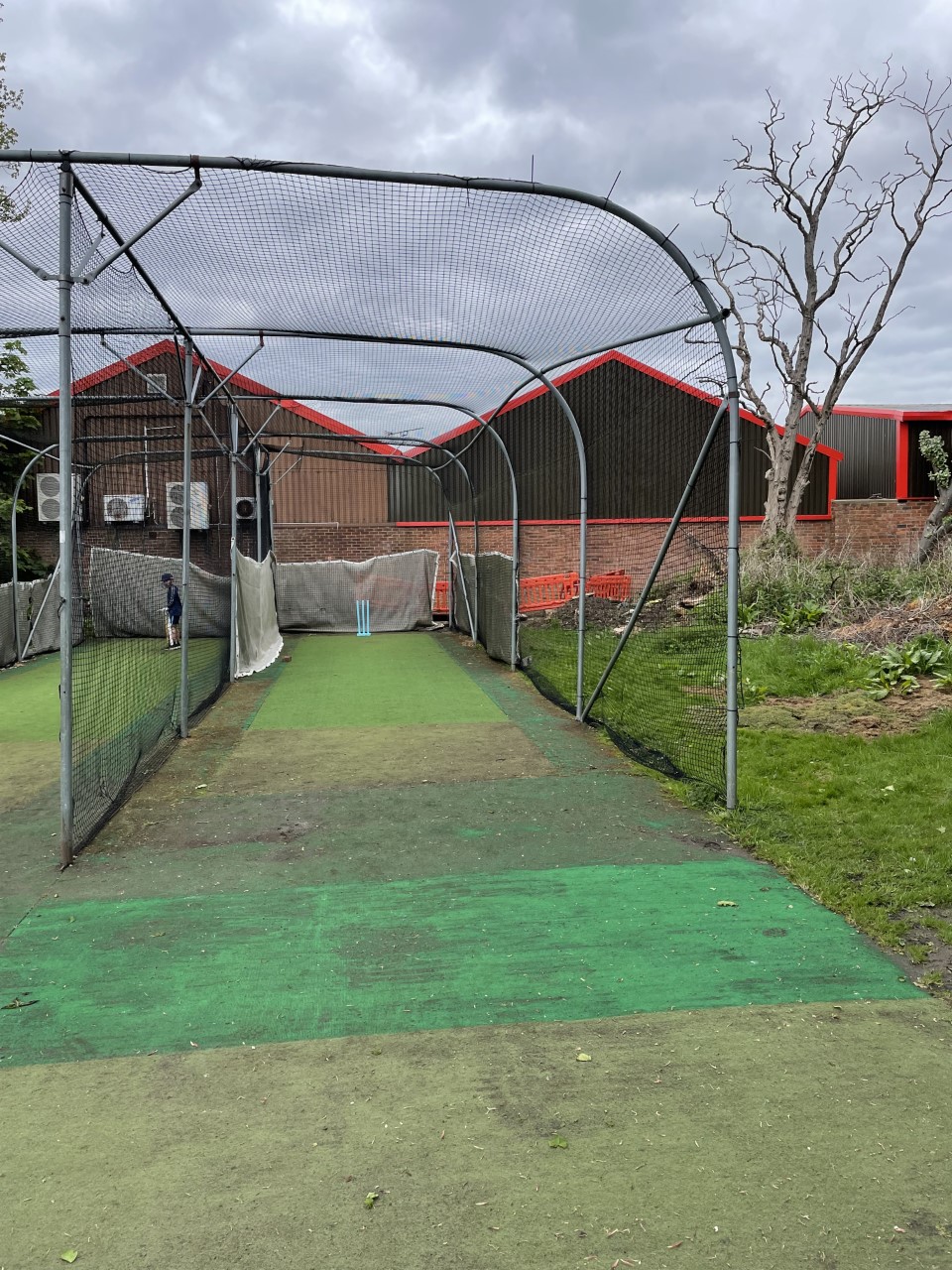 The Current Junior Training Facilities At Guiseley Cricket Club Which The Persimmon Homes Community Champions Donation Will Help To Improve.