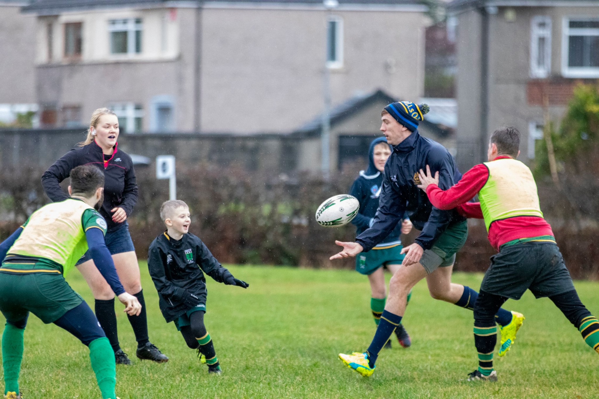 Helping Bishopton rugby club update facilities