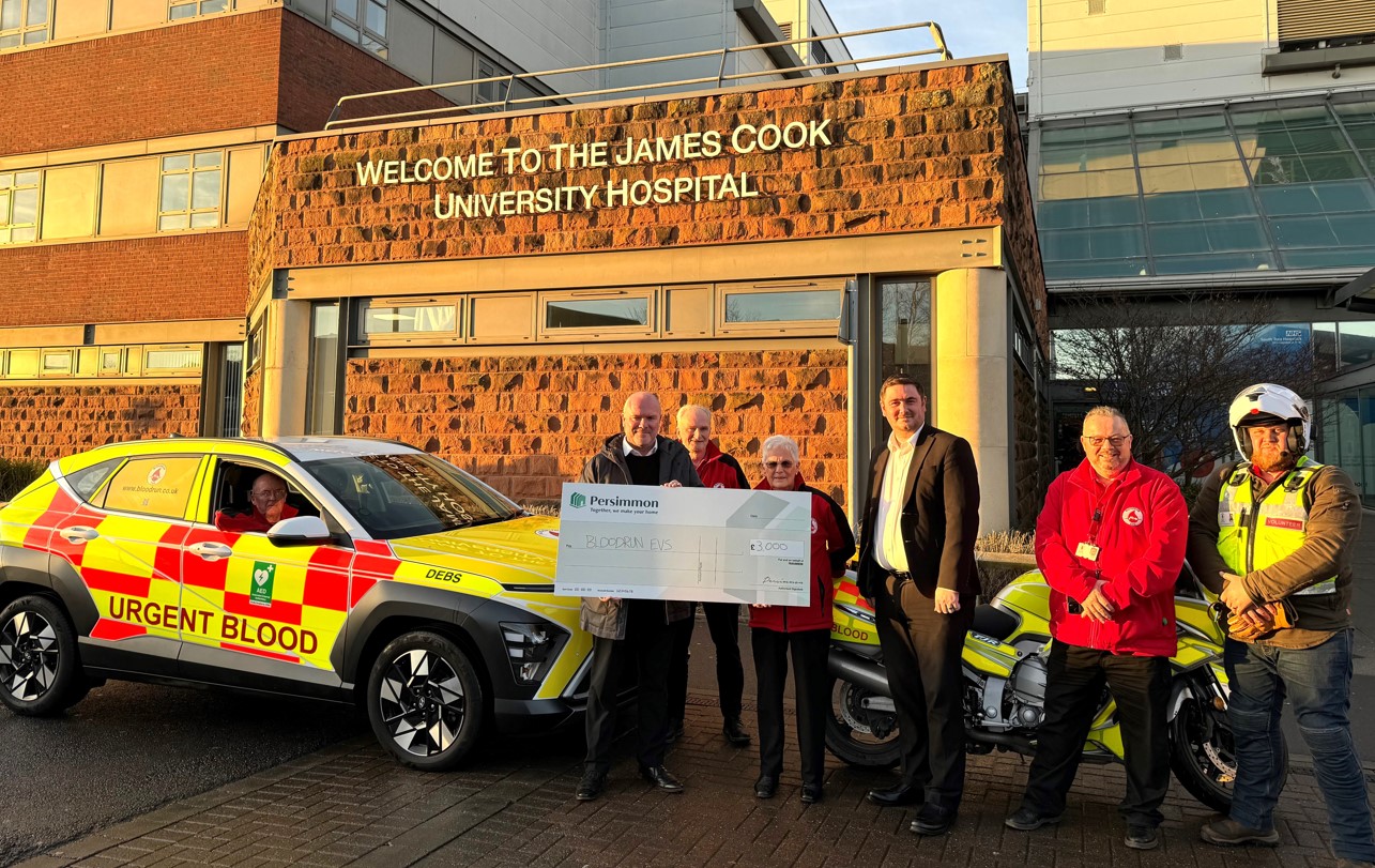 Blood bike charity celebrates funding win