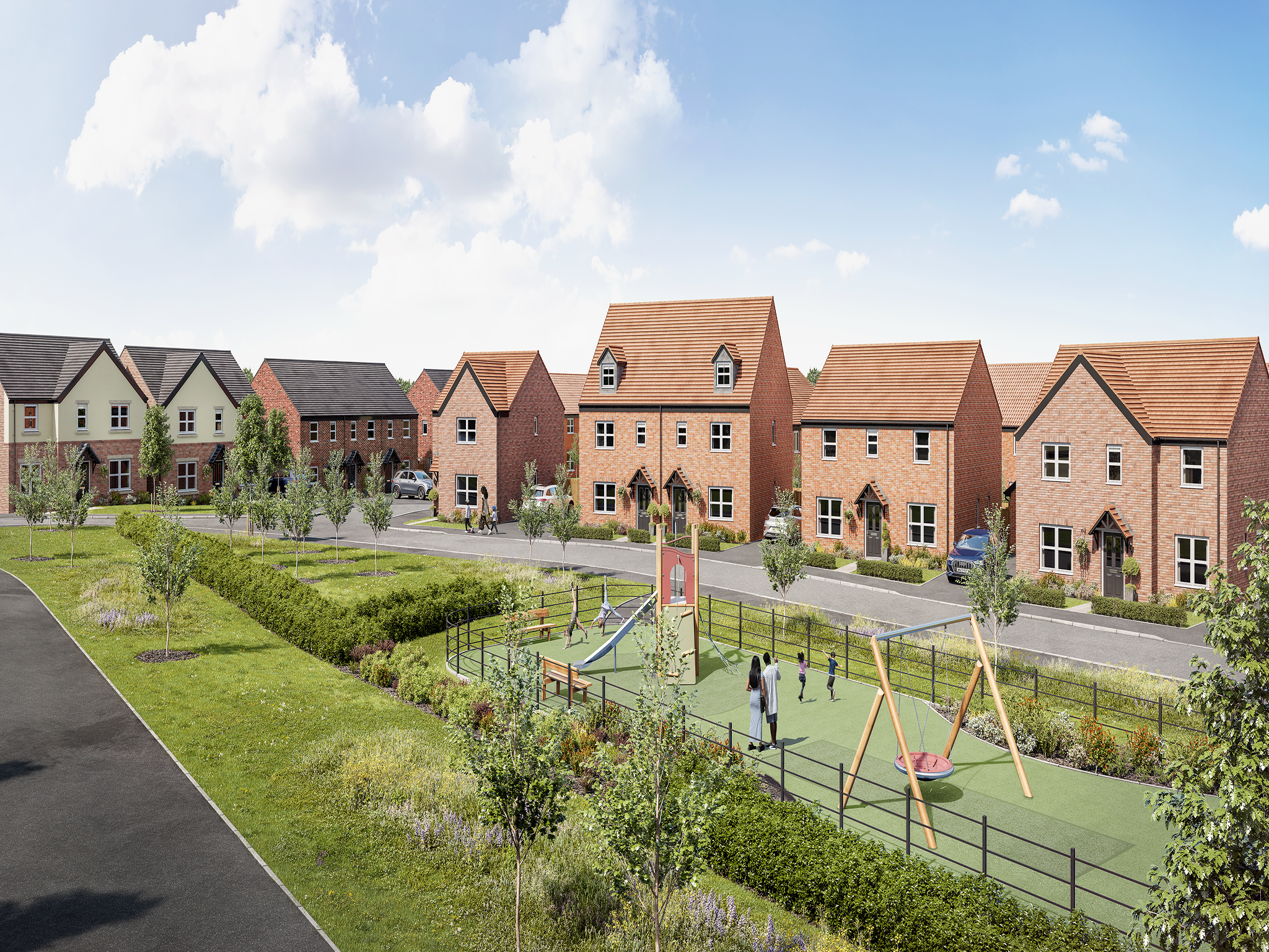 Street Scene 3 Plots 77 81 Web