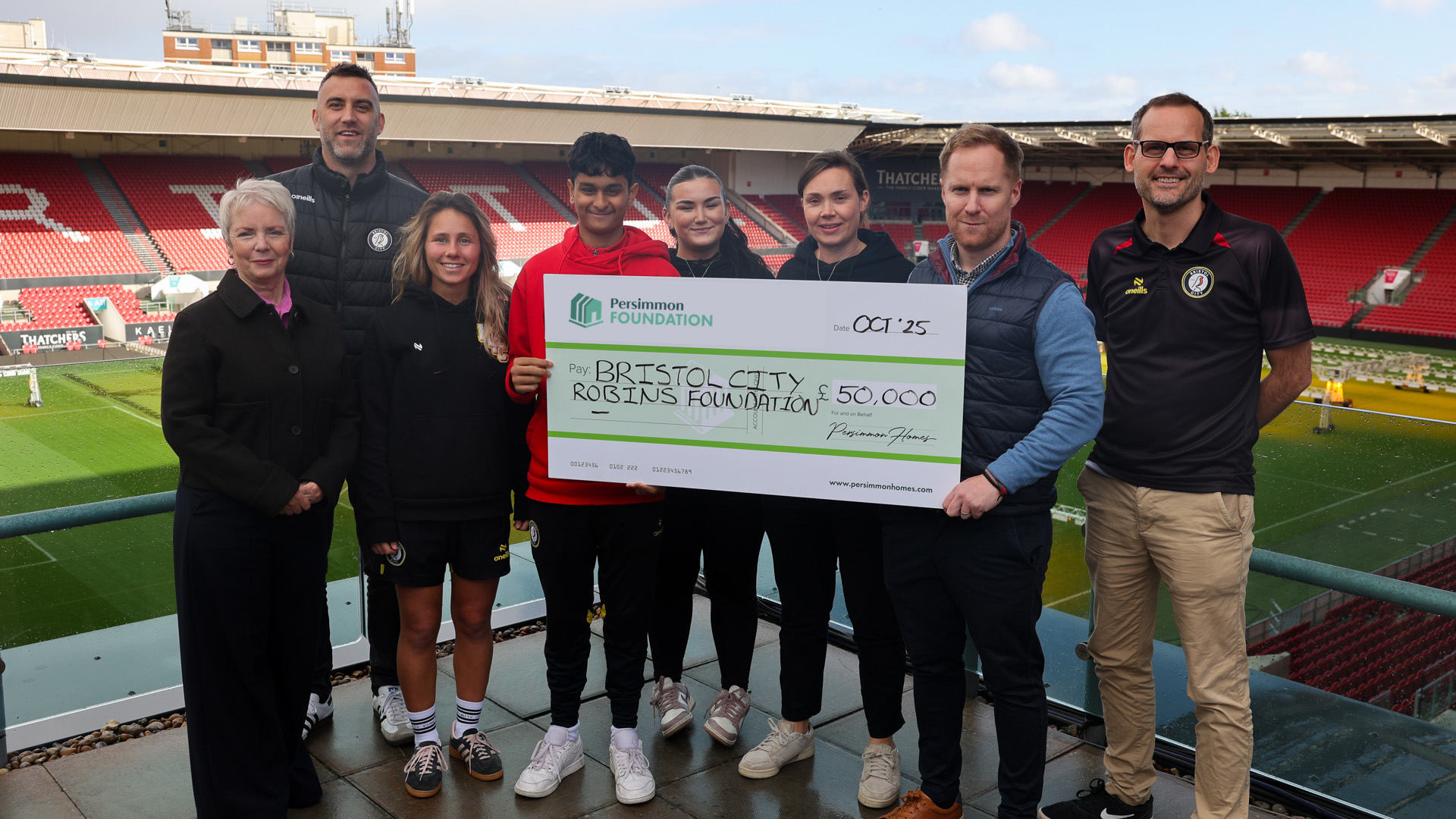 Bristol City Robins Foundation Donation