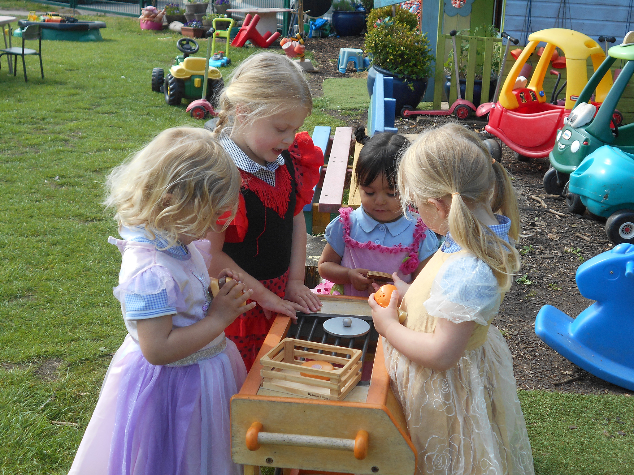 Pupils At Holton Le Clay Preschool Will Benefit From A £1,000 Donation Towards Upgrading Its Outdoor Space.