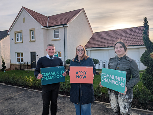 Jason Watson, Cllr Ellen Forson, Casey Gardner
