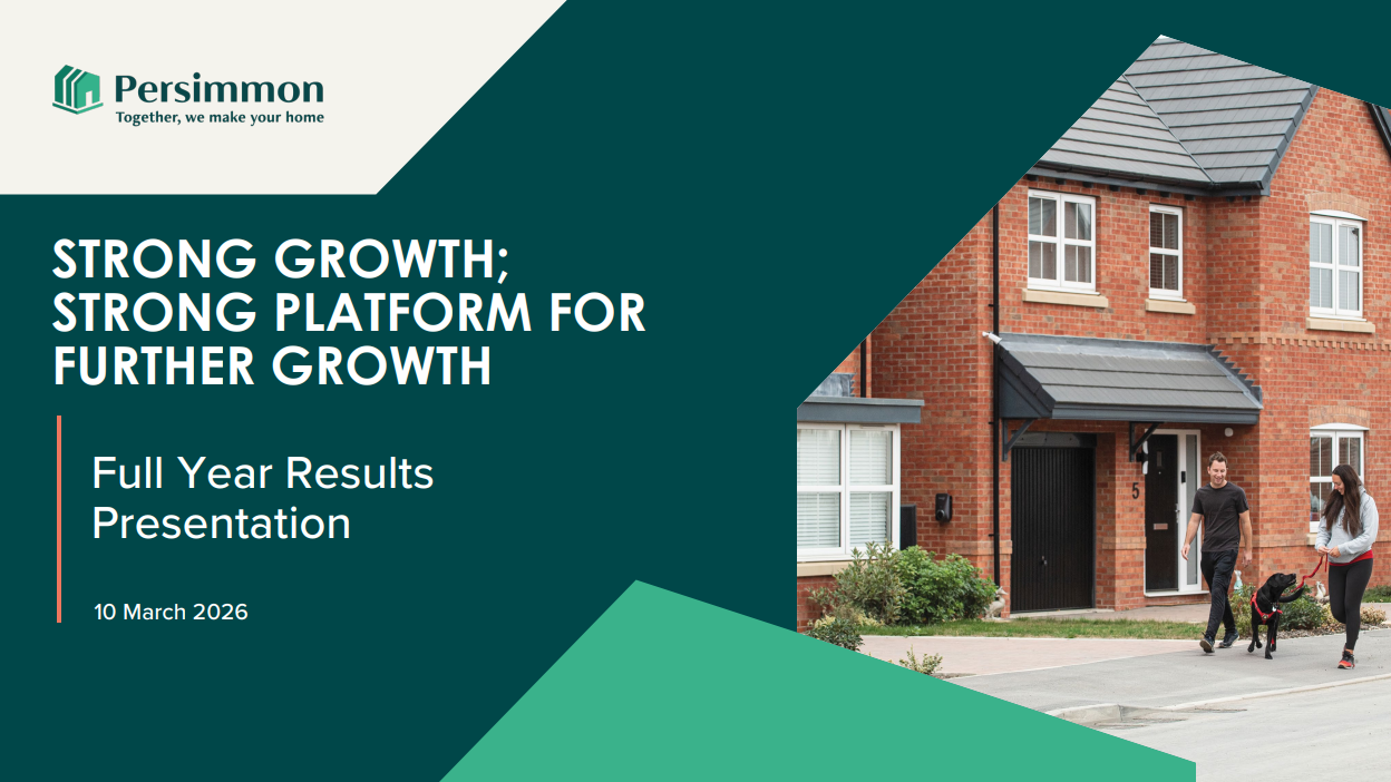 Persimmon FY 25 Presentation Cover