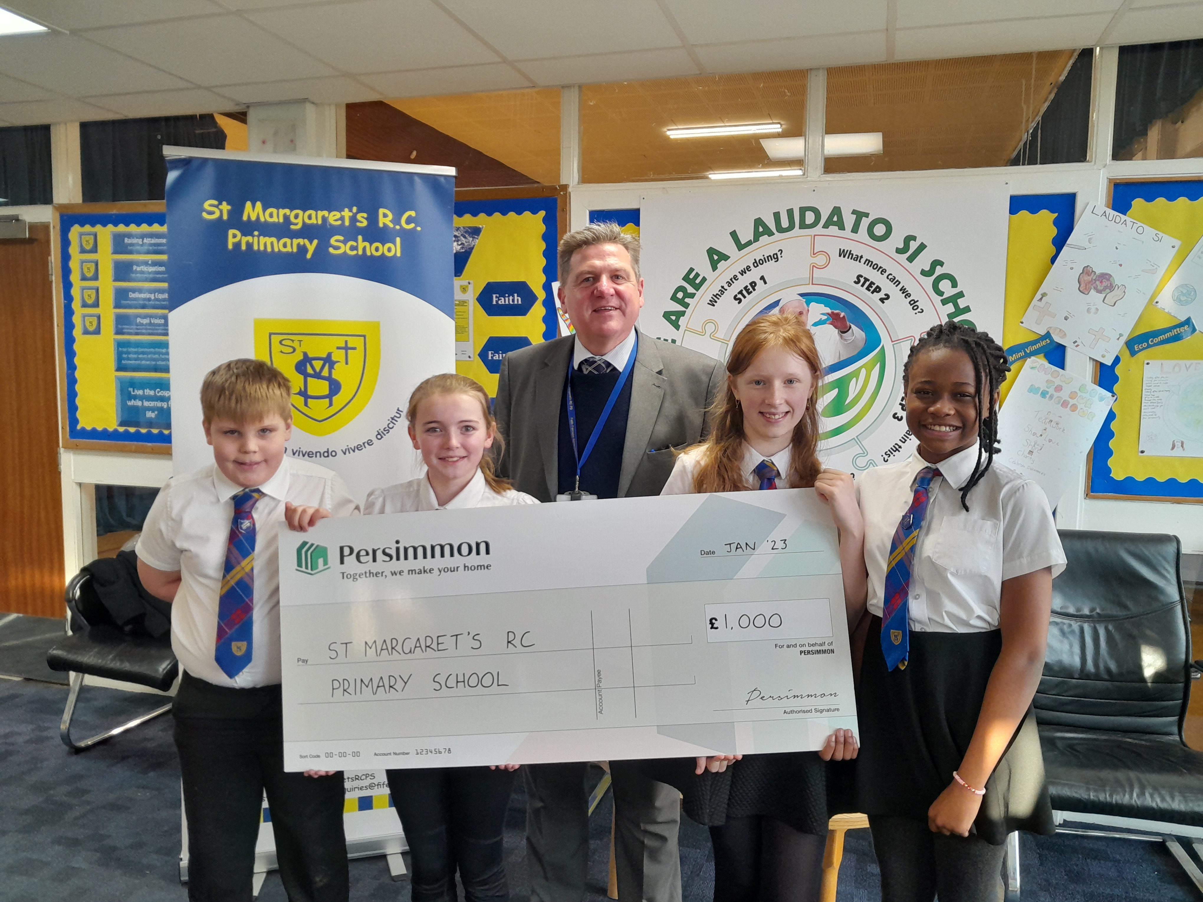 Persimmon Community Champions St Margaret's RC Primary School