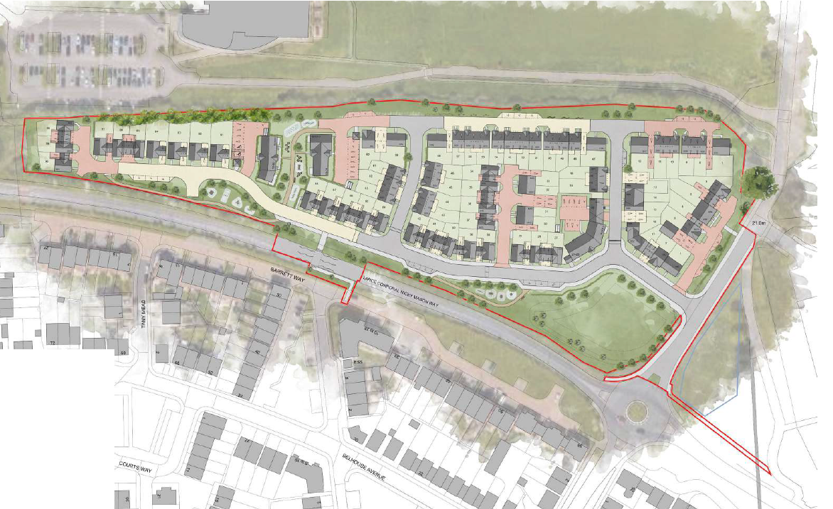 Plans submitted for 90 much-needed new homes in Aveley