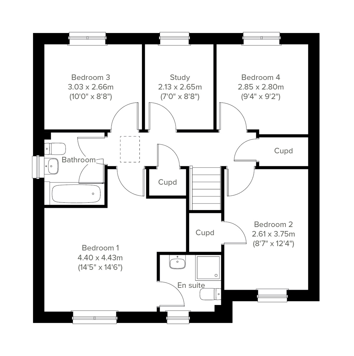 First Floor - 2D floor plan
