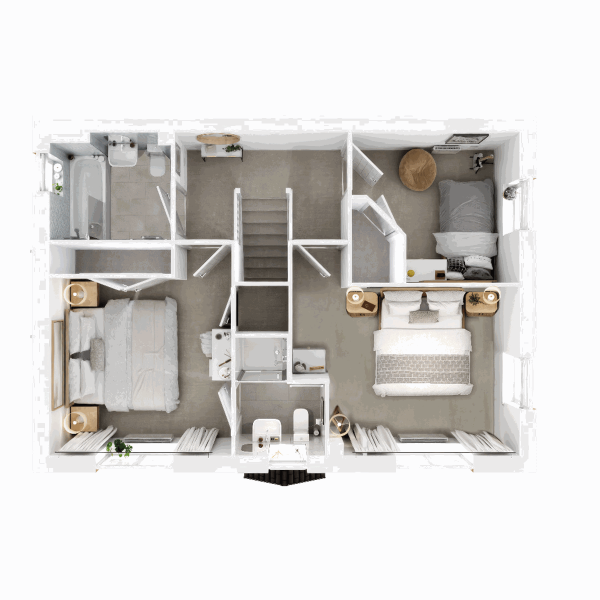 First Floor 3D floor plan