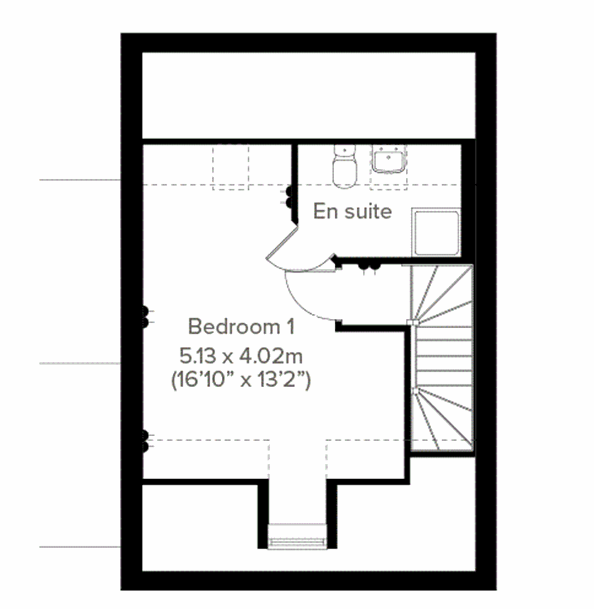 Second floor floor plan