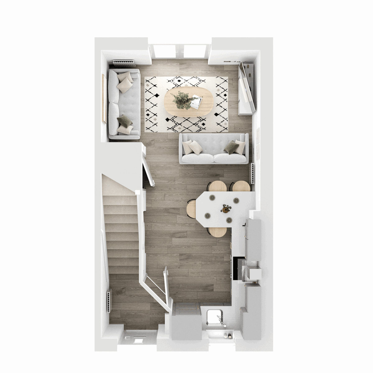 Ground Floor 3D floor plan