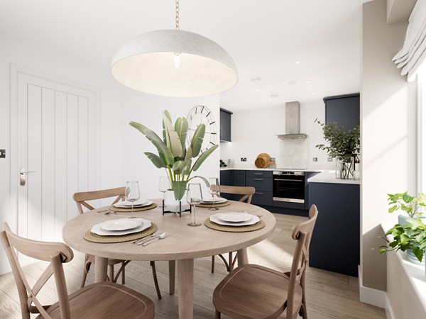 Kitchen and dining area.