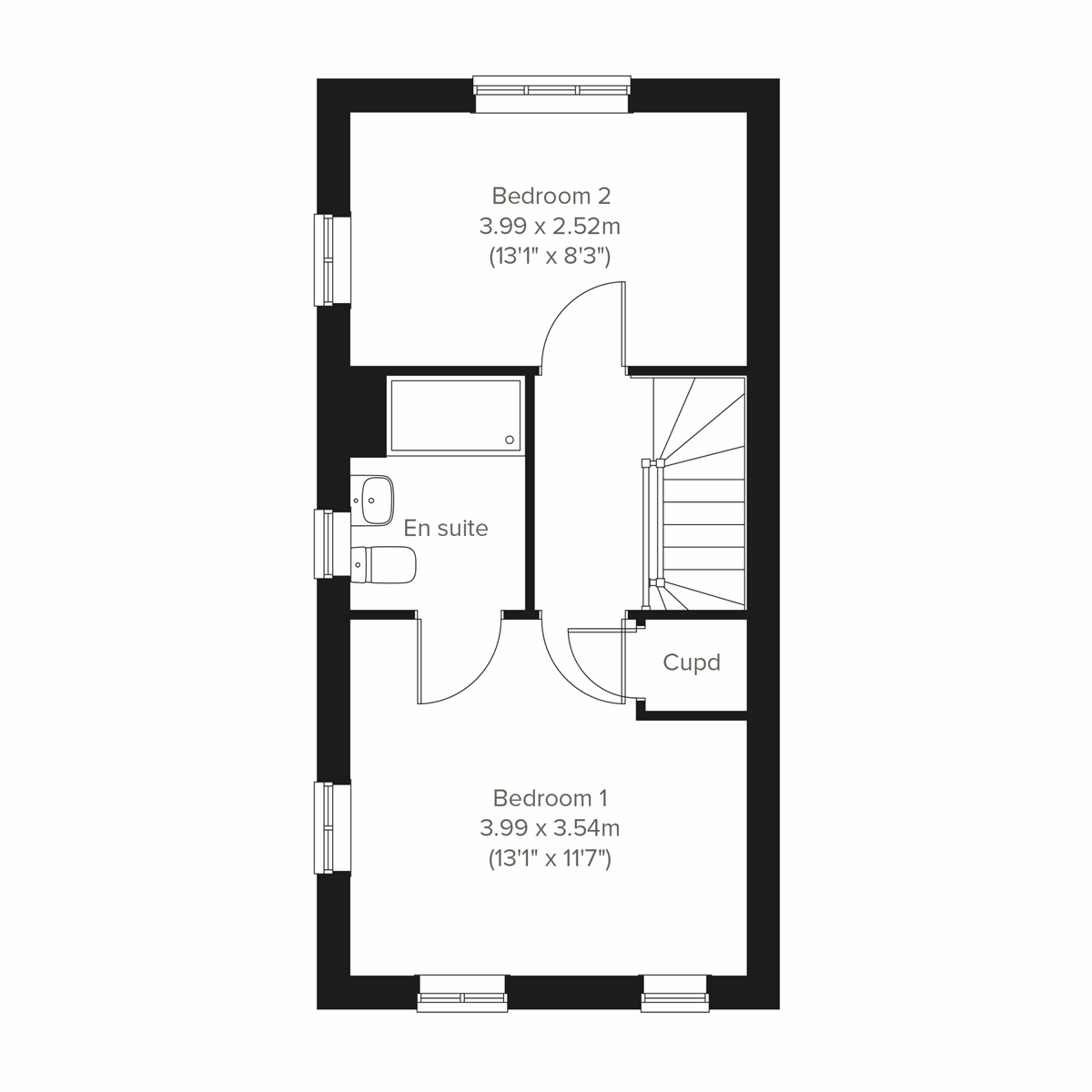 Second Floor floor plan