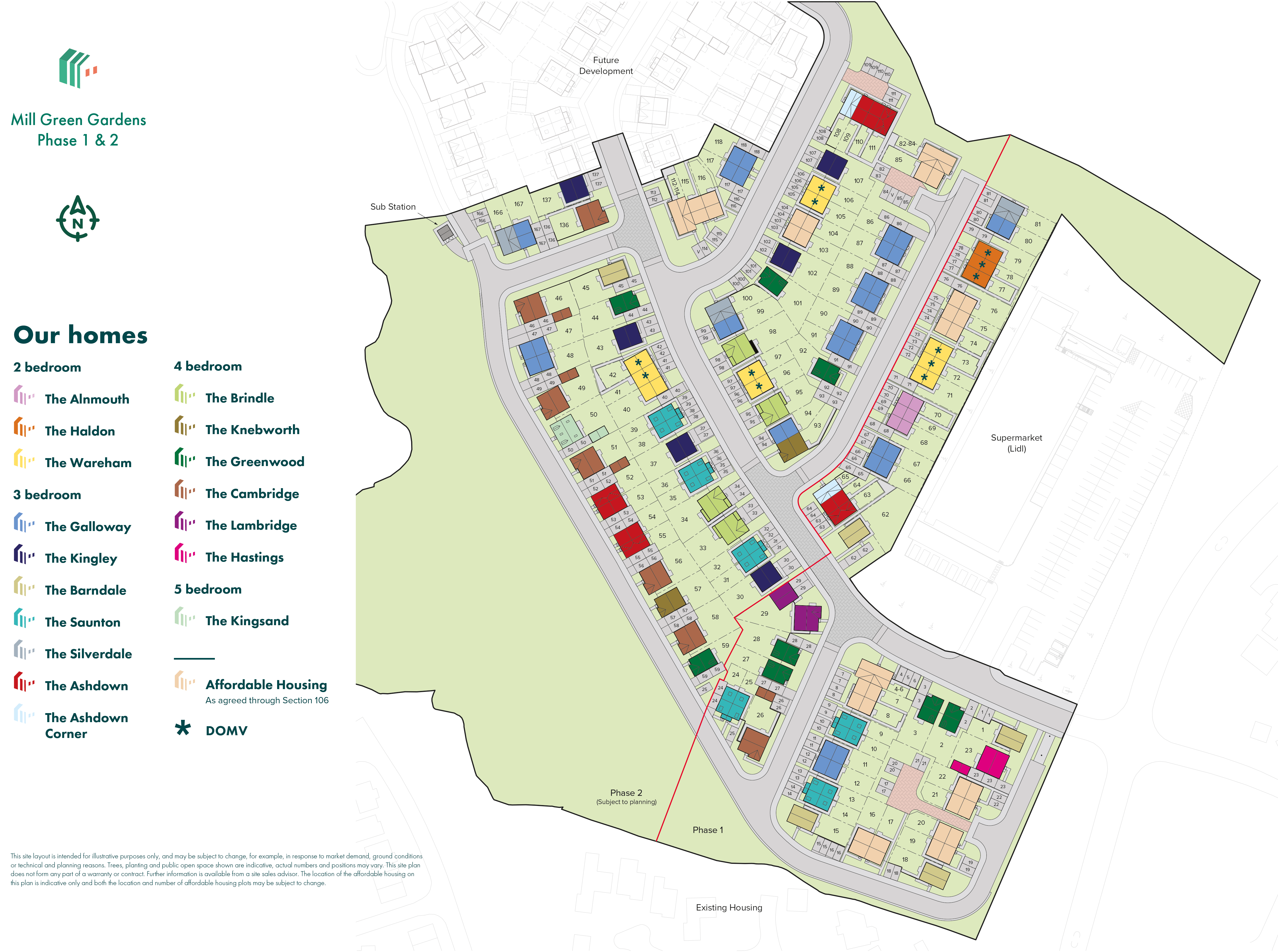 Phases 1 & 2 site plan