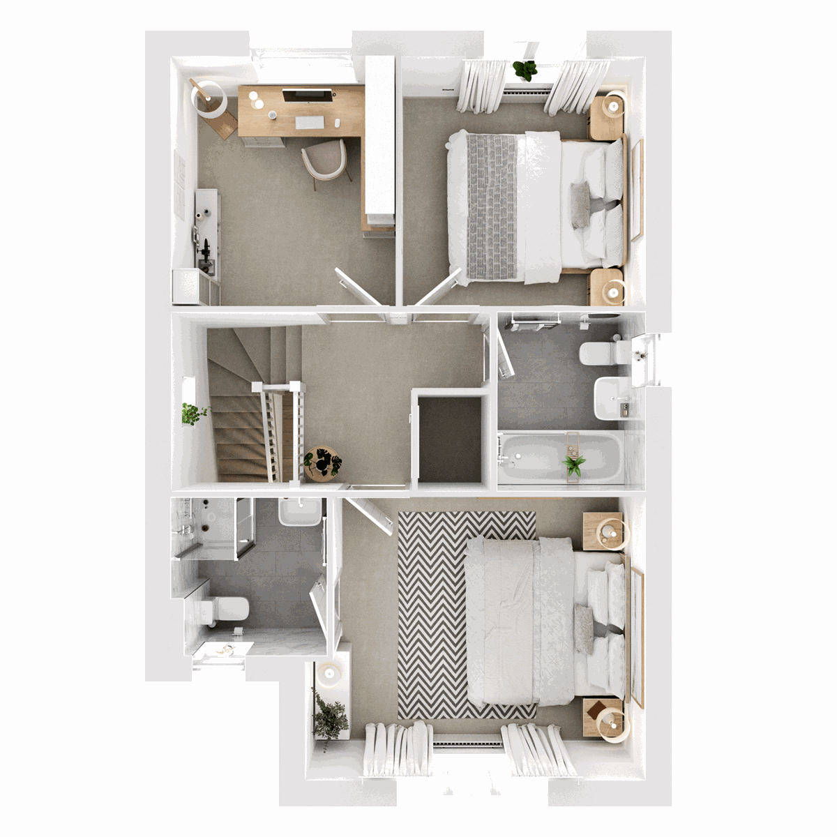First Floor 3D floor plan
