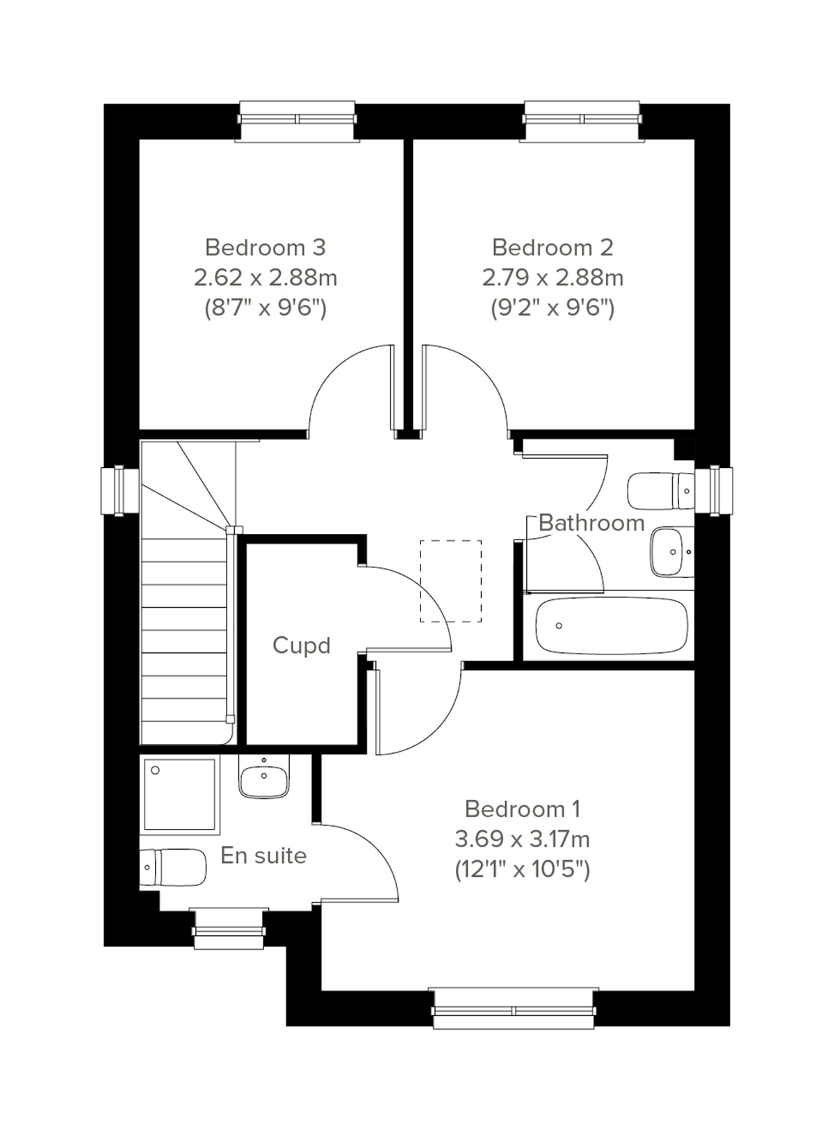 First Floor - 2D floor plan