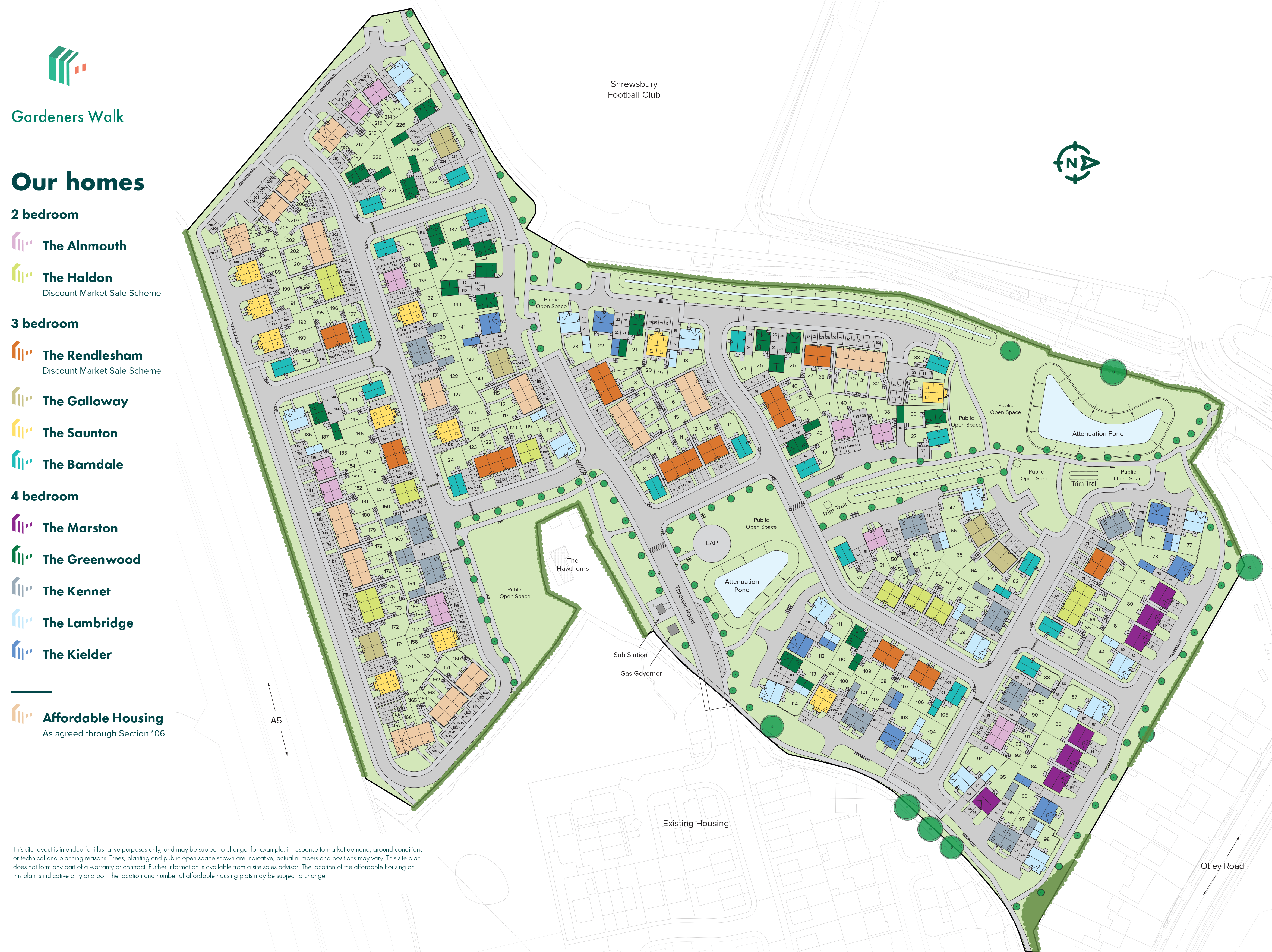 Gardeners Walk site plan