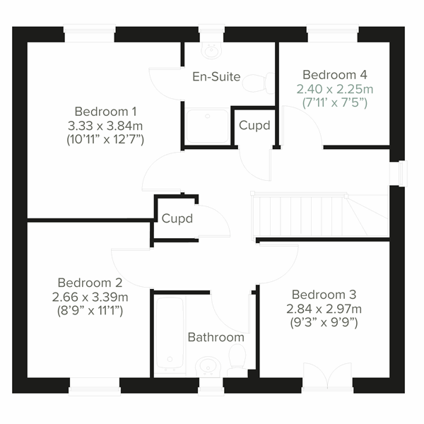 The Whiteleaf, 4 bedroom detached homes for sale in Rothwell