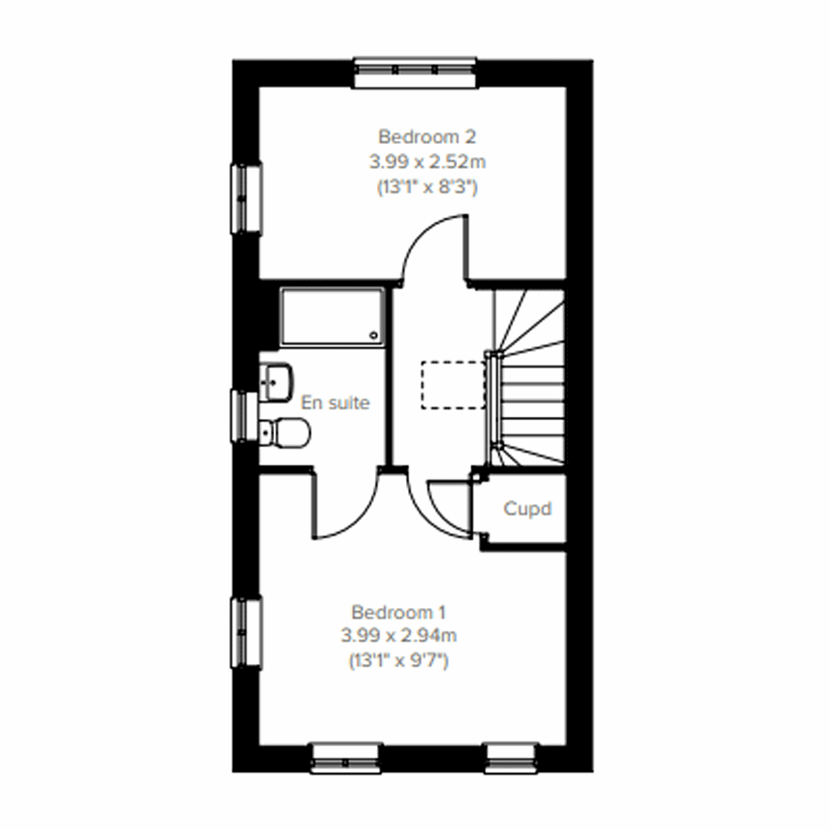 Second Floor floor plan