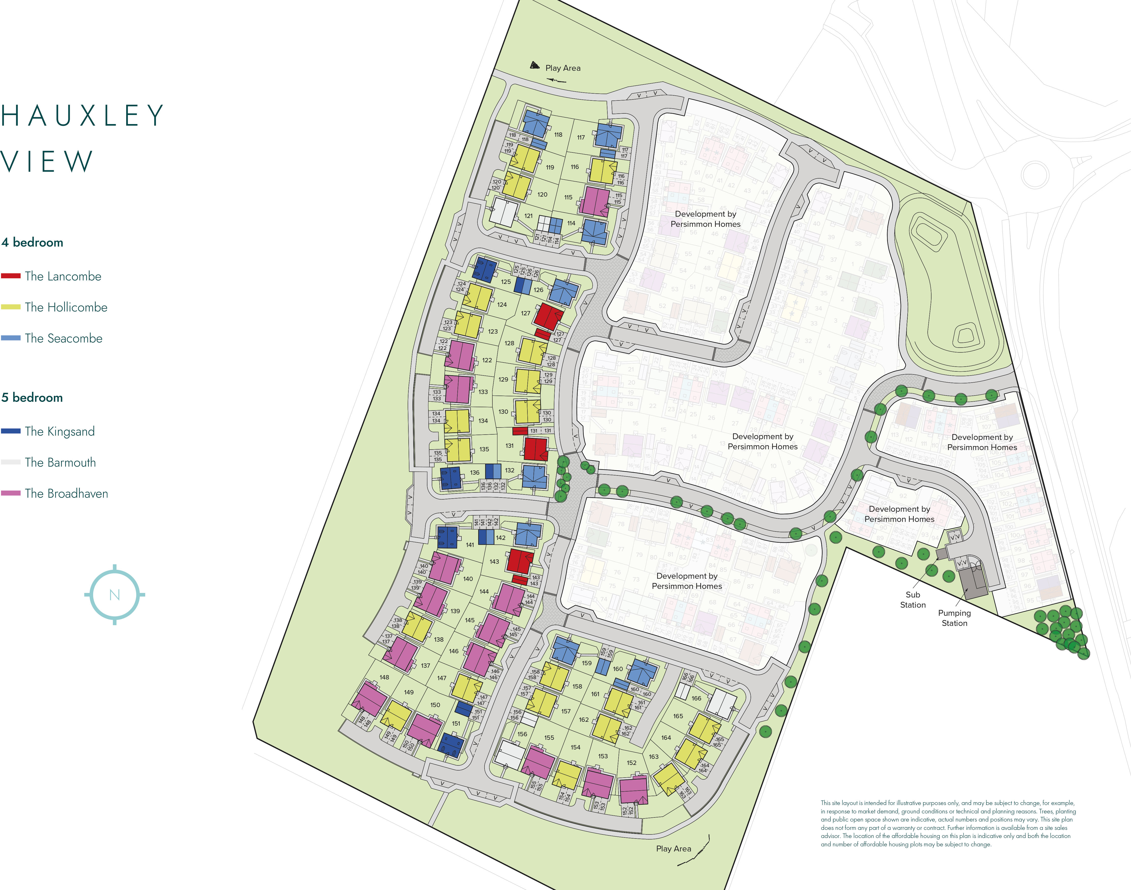 Hauxley View Signature site plan