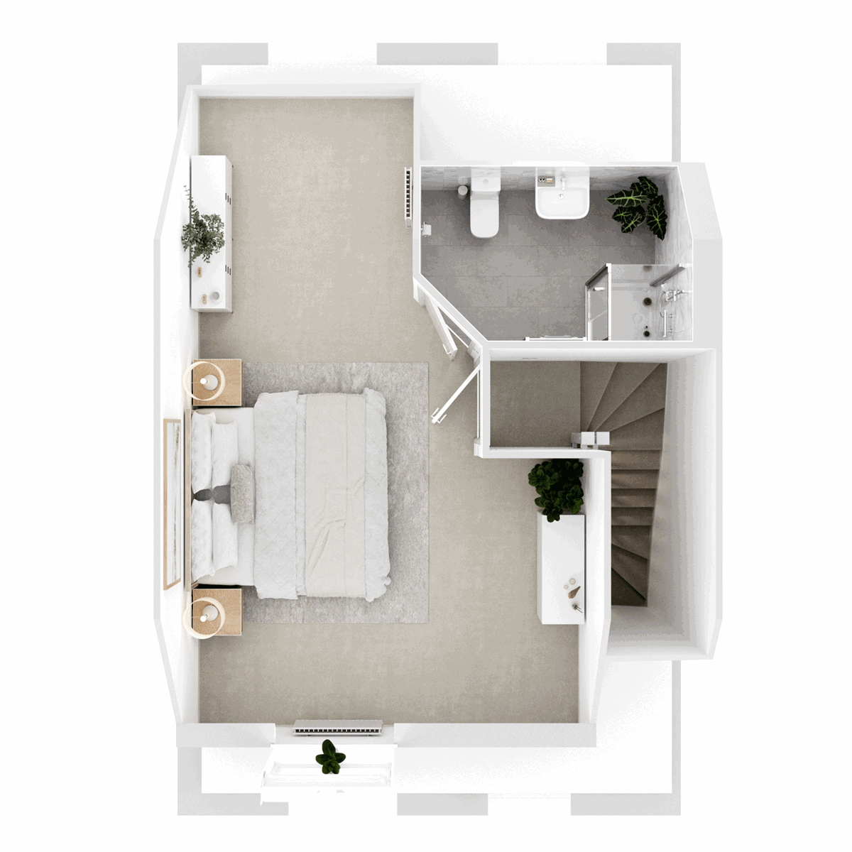 Second Floor 3D floor plan