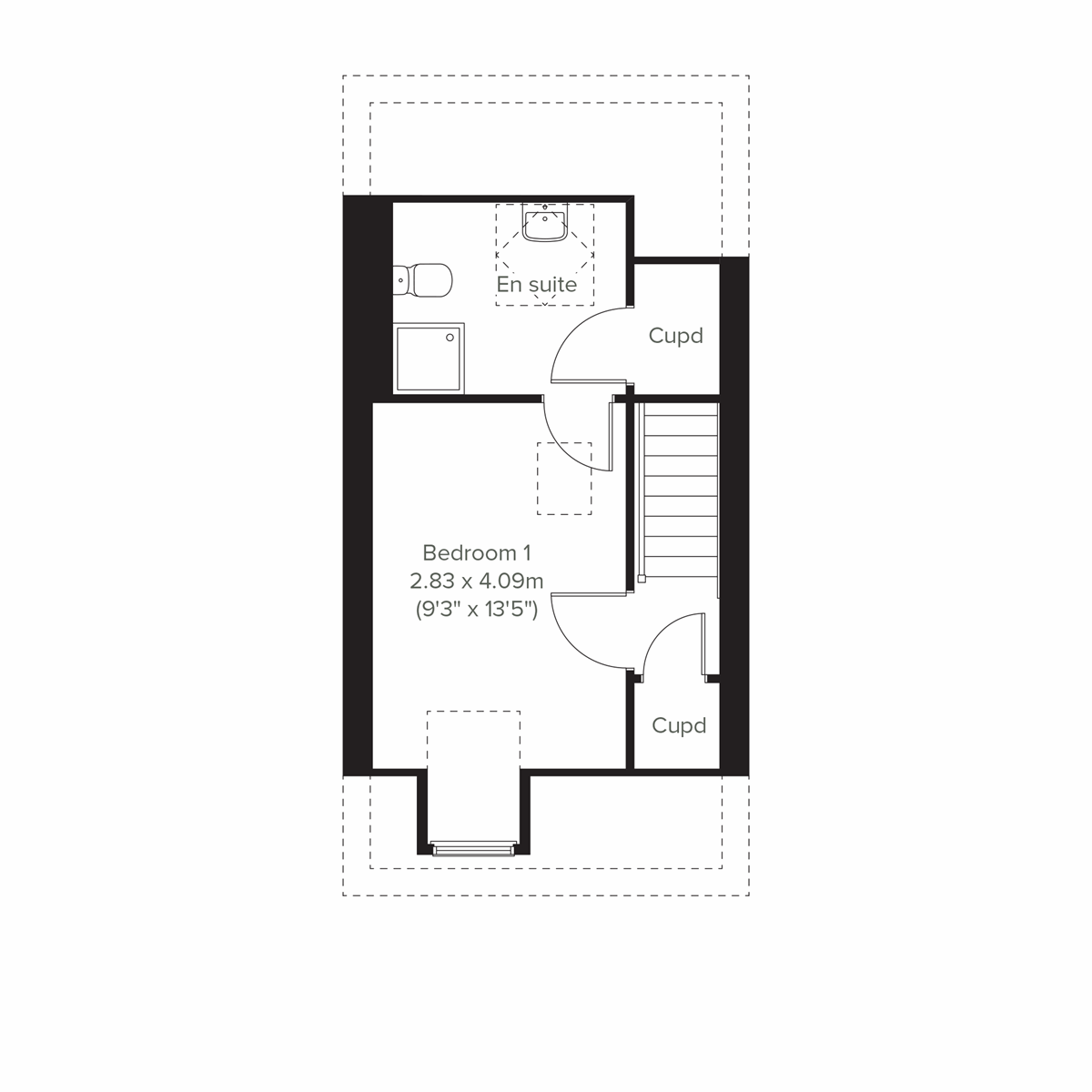 Second floor floor plan