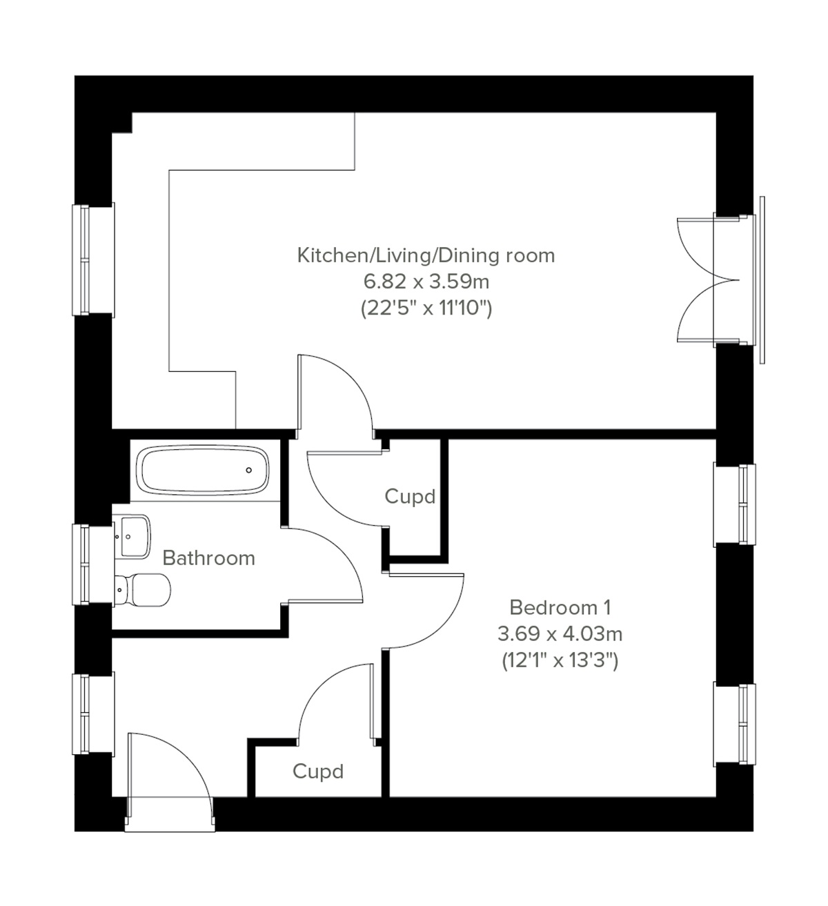 Second Floor floor plan