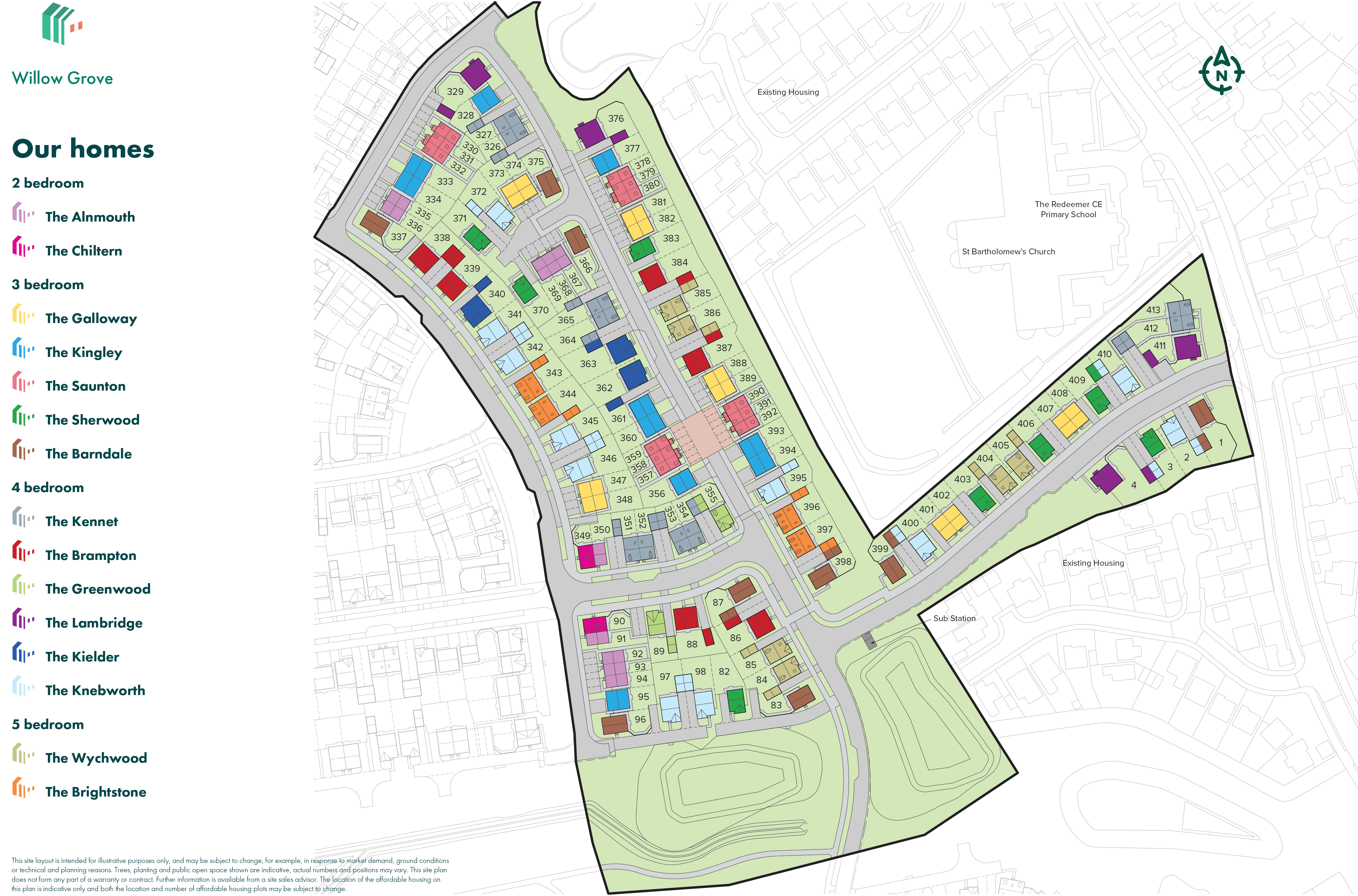 Willow Grove Phase 1 site plan