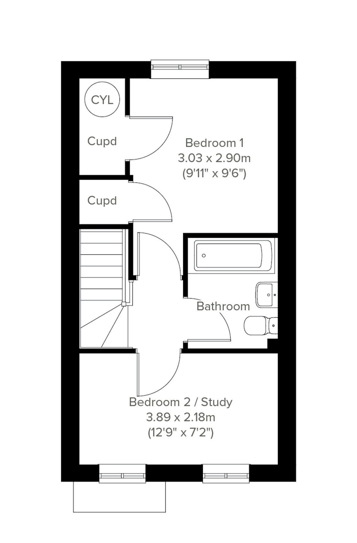 Second Floor floor plan