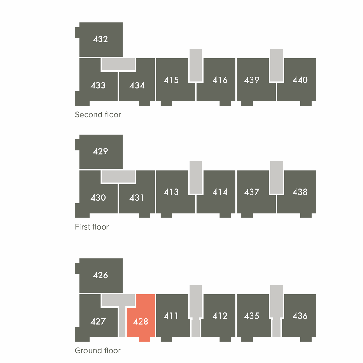 Plot 428 Block Plan floor plan