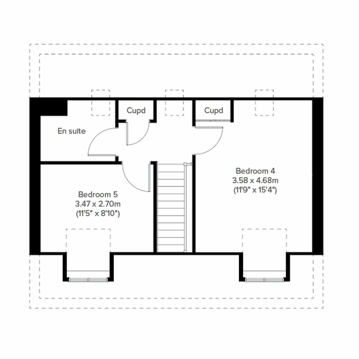 Second floor  floor plan