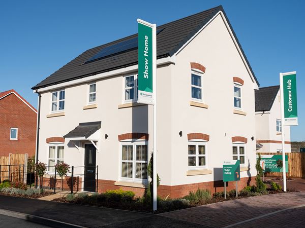 Show home at Woods Meadow Lowestoft.