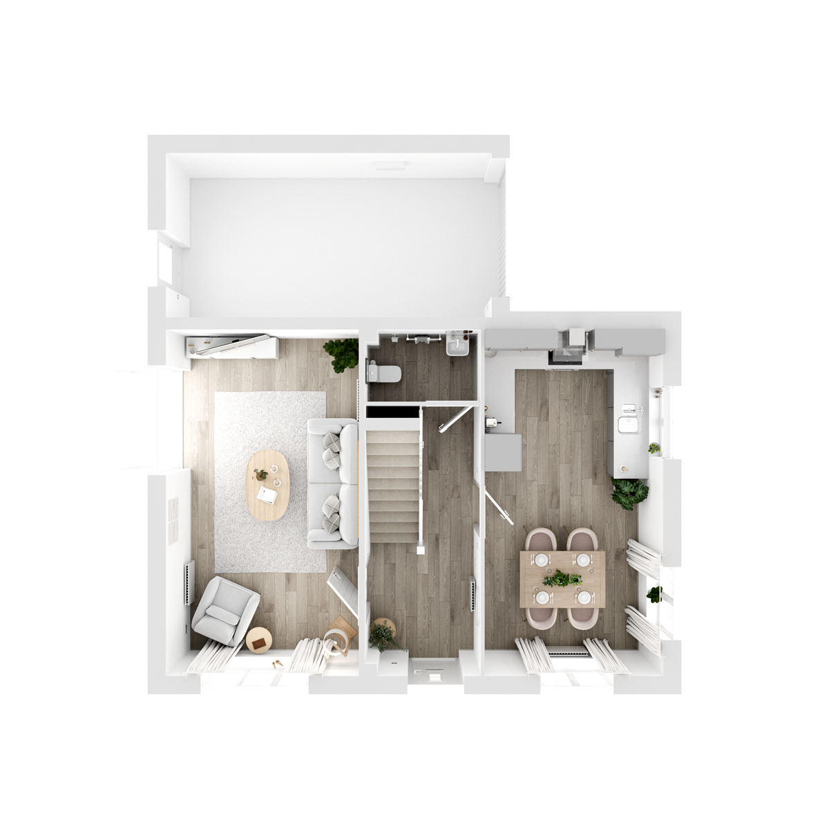 Ground Floor 3D floor plan