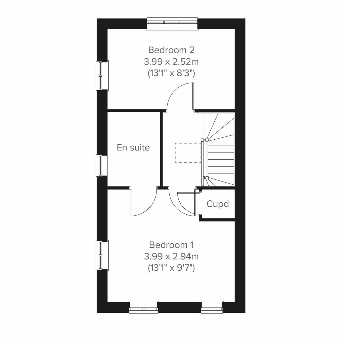 Second floor  floor plan