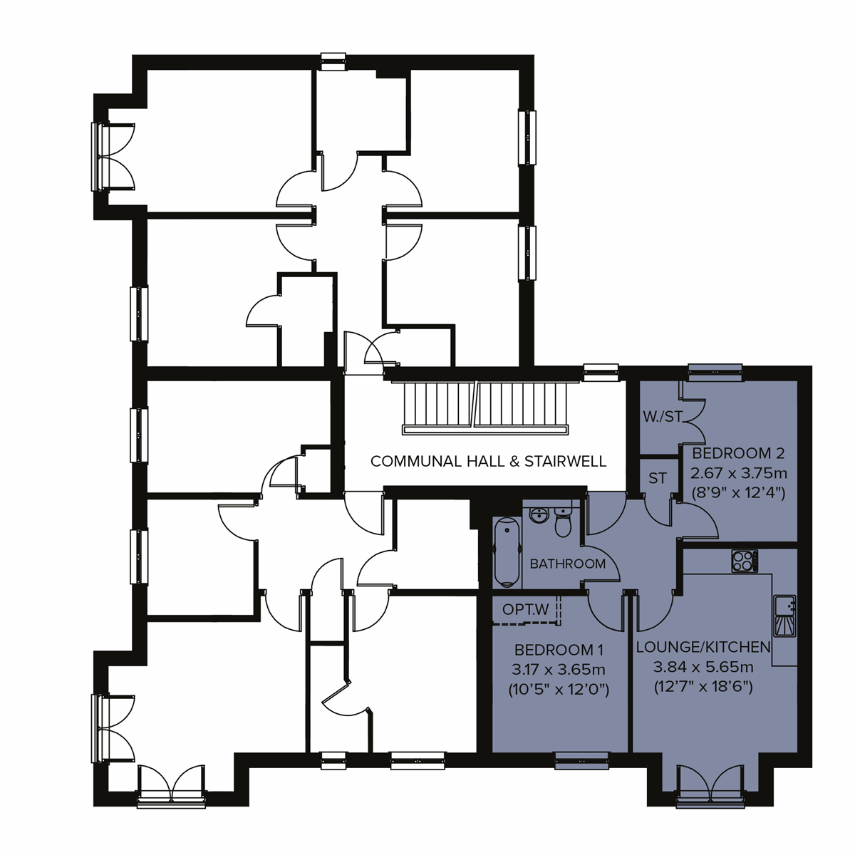 Plots 420, 423 floor plan