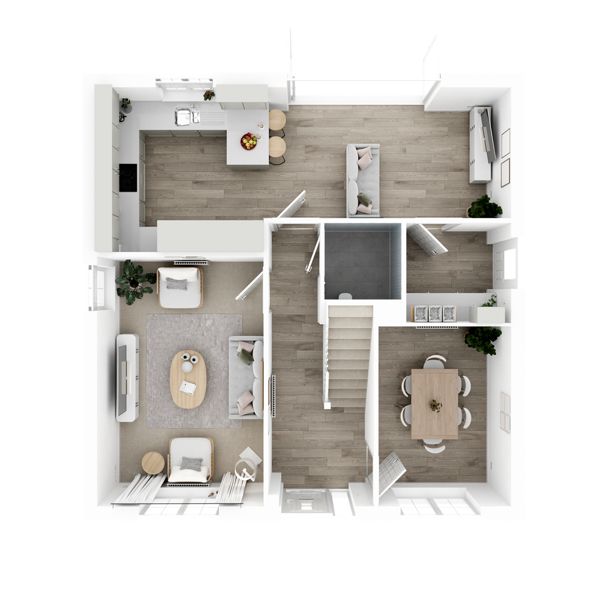 Ground Floor 3D floor plan