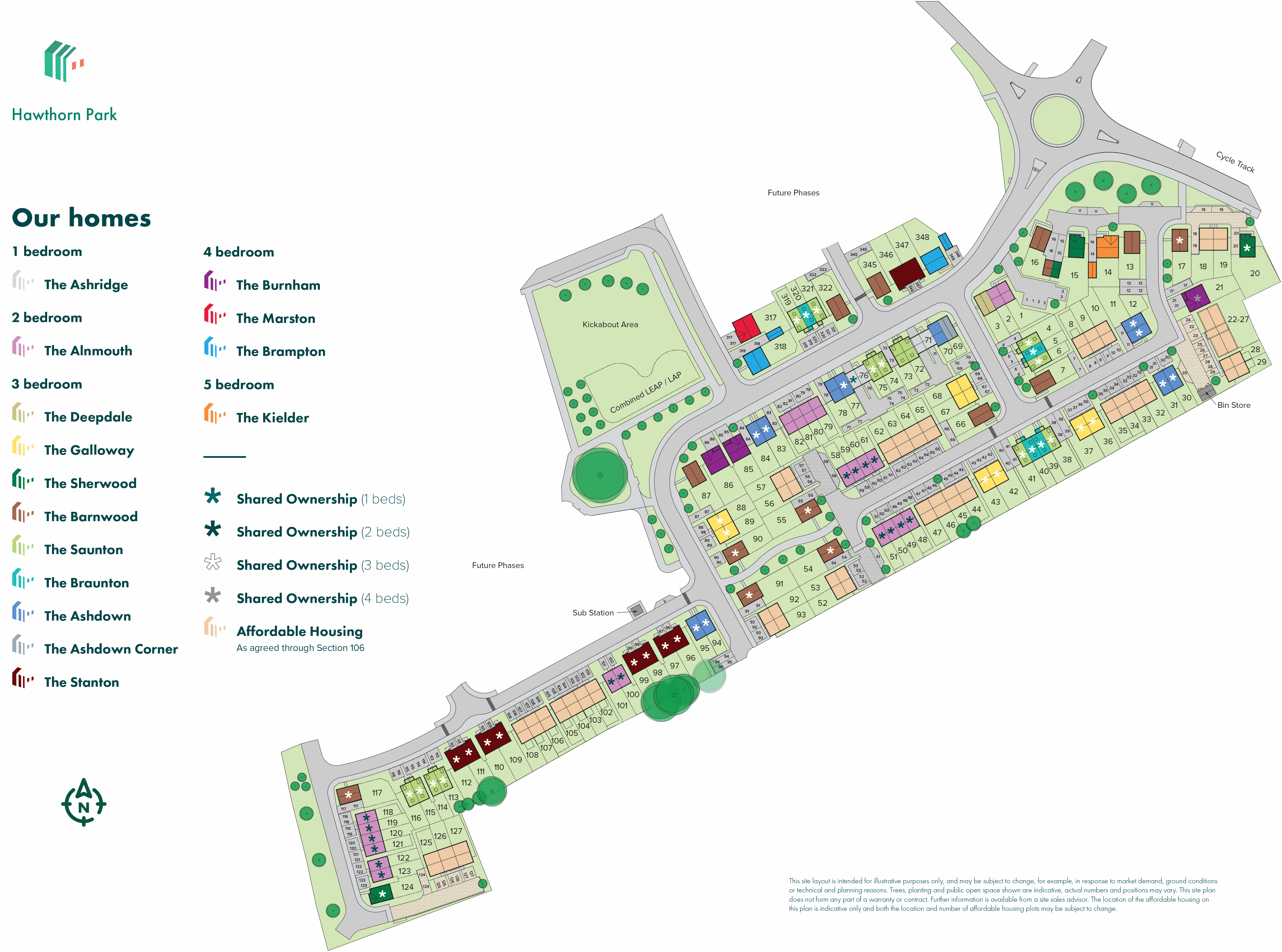 Site plan for Hawthorn Park April 2026