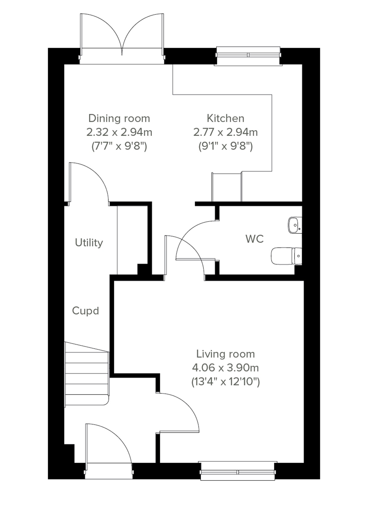 Ground Floor - 2D floor plan
