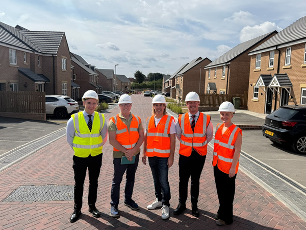 Council Leader Visits New Homes Taking Shape in Wakefield