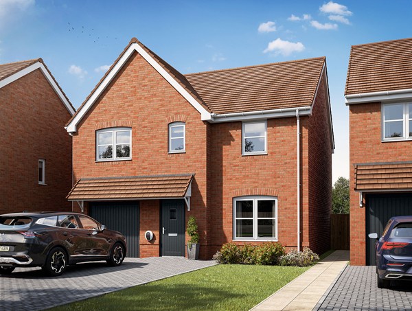 Marston four bedroom home front view.