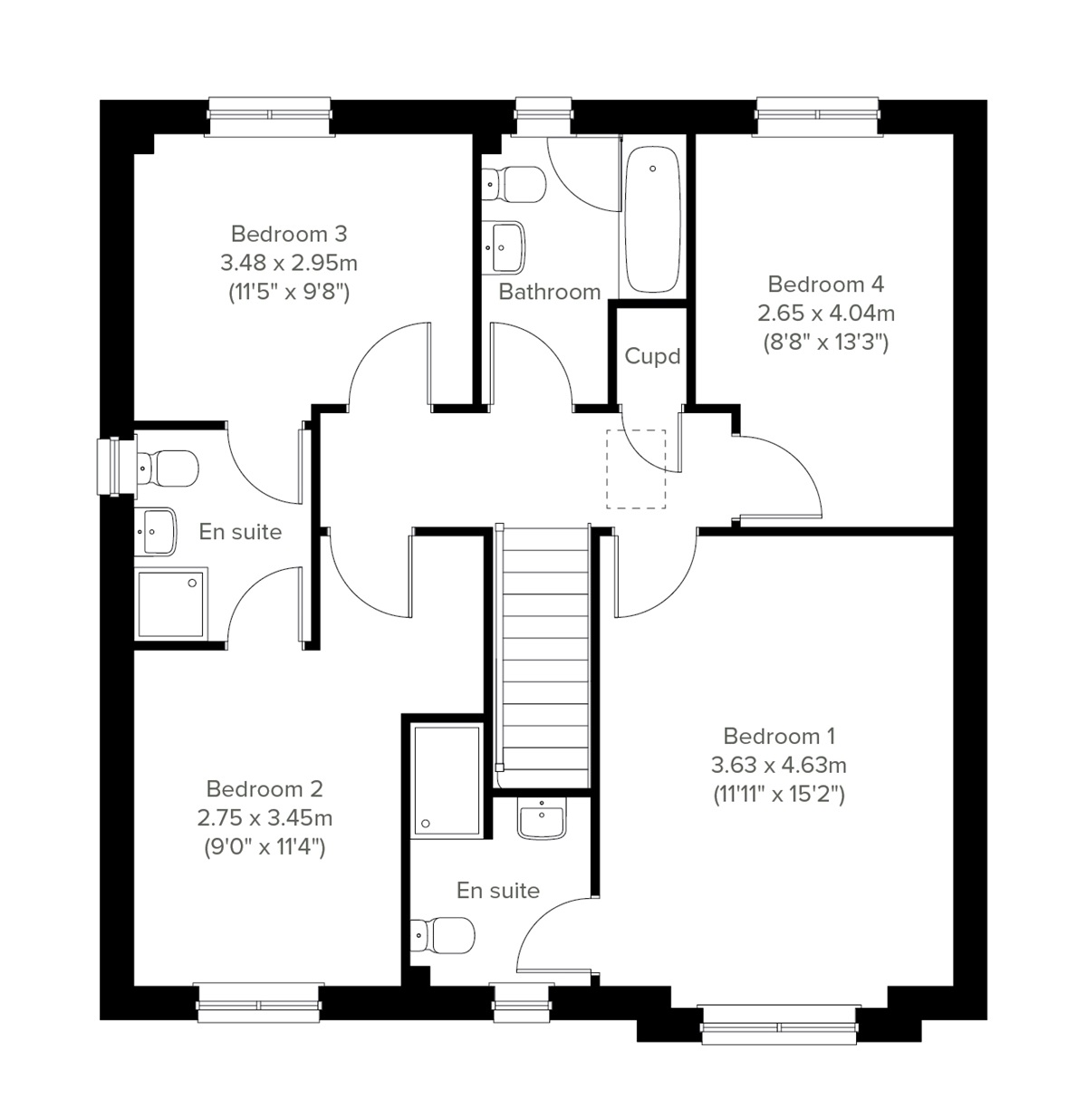 First Floor - 2D floor plan