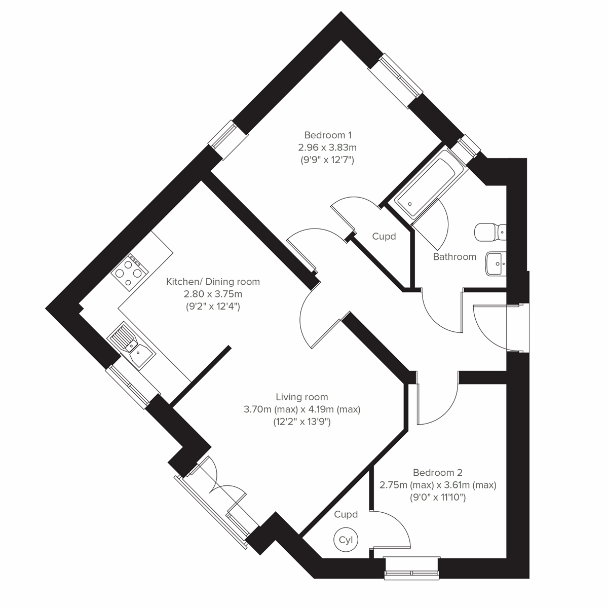 Ground & First Floors floor plan
