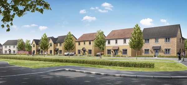 CGI street scene of the newest of Jubilee Gardens