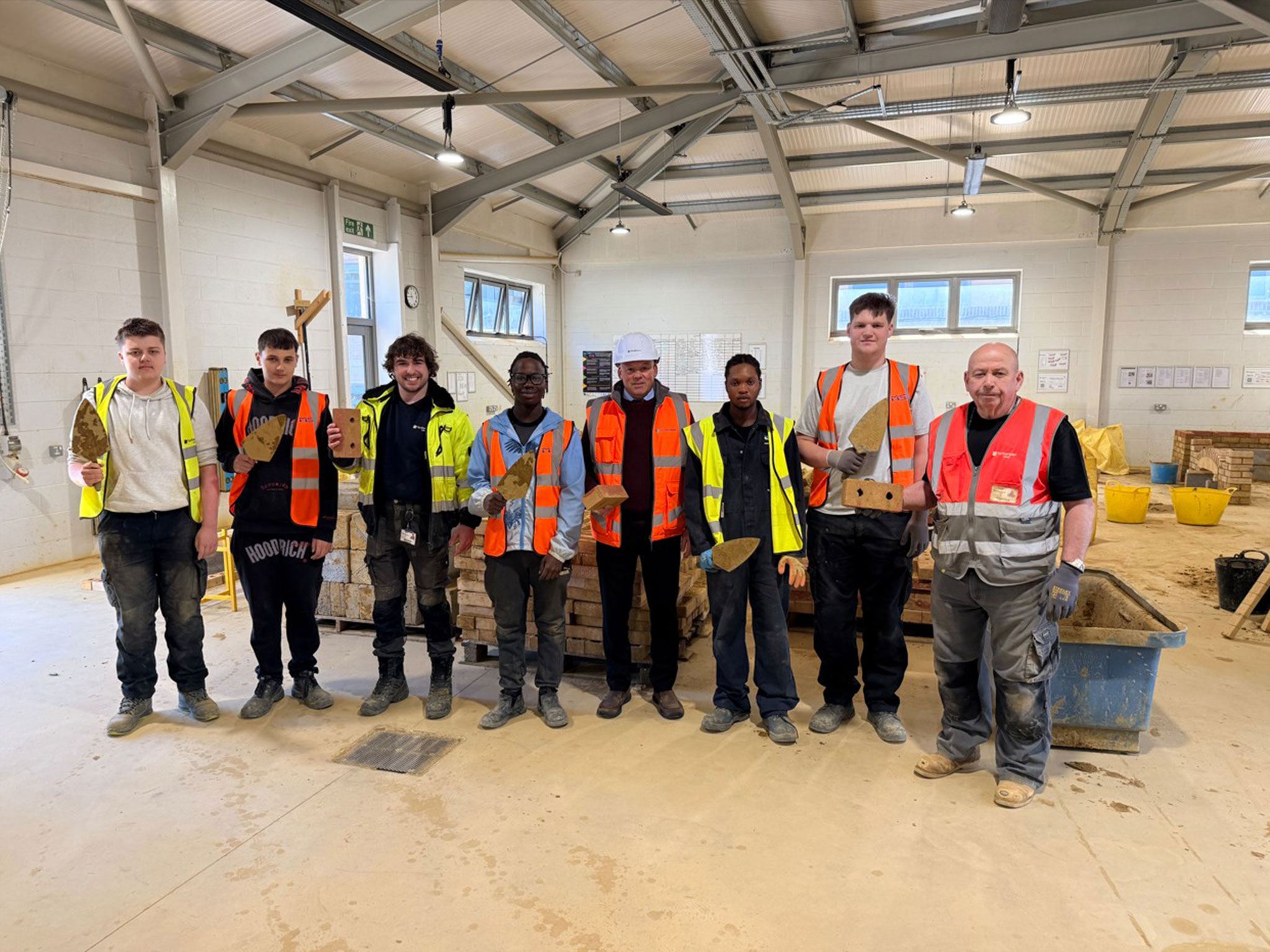 Northampton College receive bricks