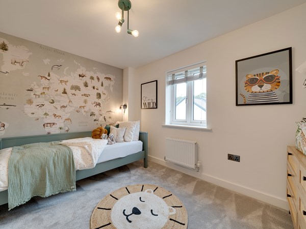 Interior of a four bedroom at The Avenue in Plymouth with bedroom