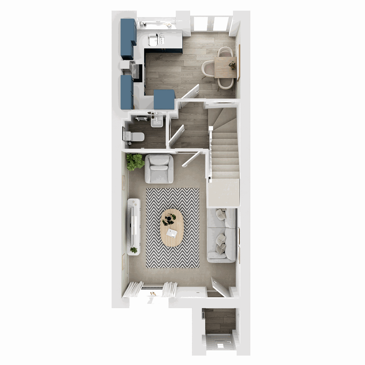 Ground Floor 3D floor plan