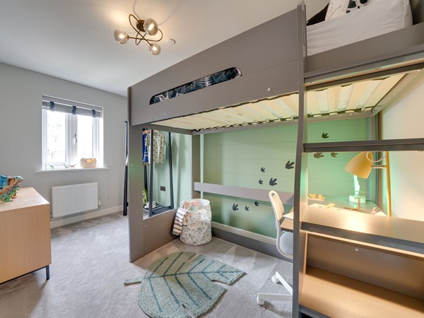 Interior of a four bedroom at The Avenue in Plymouth with bedroom